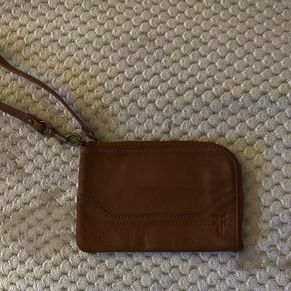 Frye Brown Leather Wrist Strap